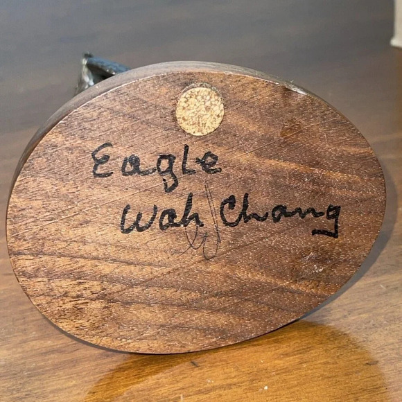 Wah Ming Chang listed Hawaii CA (1917-2003) Bronze Modernist American Eagle - Picture 12 of 12